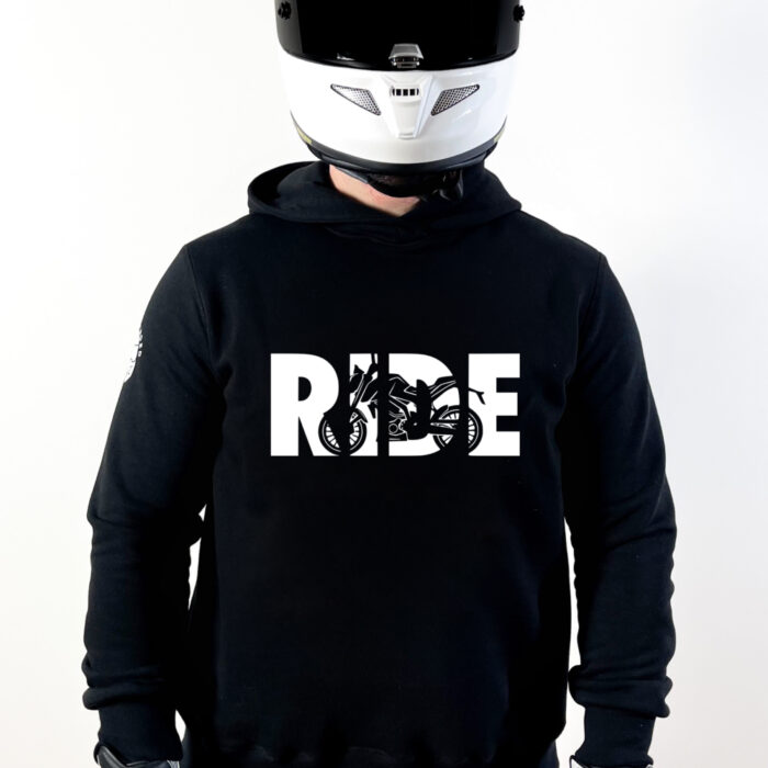Ride street džemperis su kapišonu moto fanams